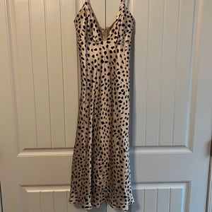 Small leopard midi dress